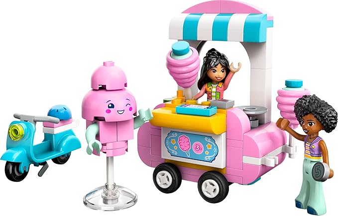Lego 42643 Friends Cotton Candy Shop Toy Birthday Gift Blocks Educational Girls Boys Children 6 Years 7 Years 8 9 Years Old Pretend Play Pretend Play Play