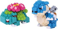 nanoblock - 2 Sets Bundle - Venusaur and Blastoise - Adjustable Pokemon Characters