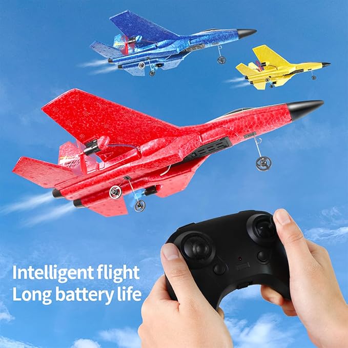 Gravity Glider Gravity Glider Plane Gravity Glider 4 Rotor Rc Glider Aircraft Drone Led 2.4g Gravity Rc Plane (Yellow)