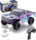 BEEZRC 1/24 FSC Chaser RC Truck 4WD Short Course Truck RTR Fast Off-Road Remote Control Truck Hobby RC Car High Speed Remote Control Car for Adults for Beginner Gift (Purple)