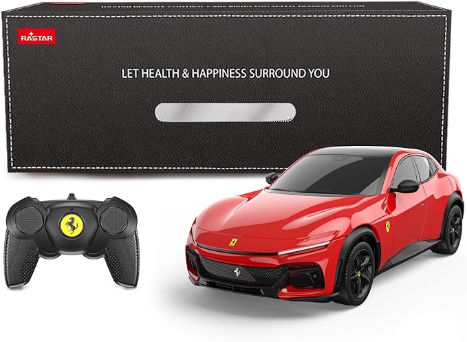 RASTAR Ferrari Remote Control Car 1/24 RC Ferrari Purosangue Toy Car for Kids Adults RC Sports Car – Red FUV