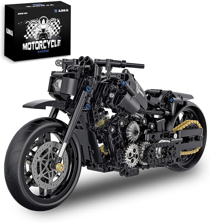1:8 Motorcycle Building Set for Adults Building Blocks for Adults Collectible Toy for 14 15 16+ Years Old Boys Teenage Boys Gifts on Birthday(579PCS)