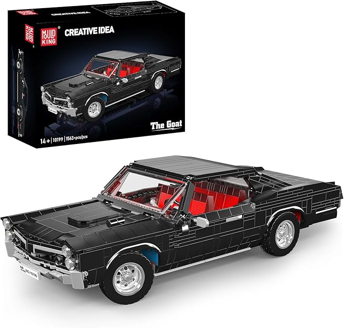 Mould King 10199 Car Model Kits MOC Bricks Collectible Sportscar Building Blocks Car Building Kits for Adult Static Version 1563 PCS
