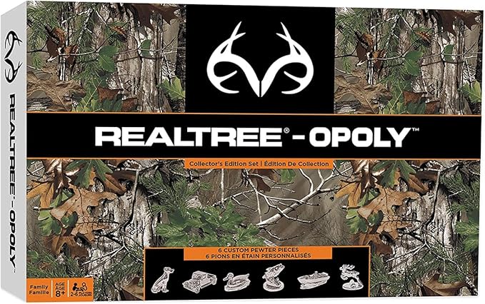 MasterPieces Opoly Board Games - Realtree Opoly - Officially Licensed Board Games for Adults Kids &amp Family