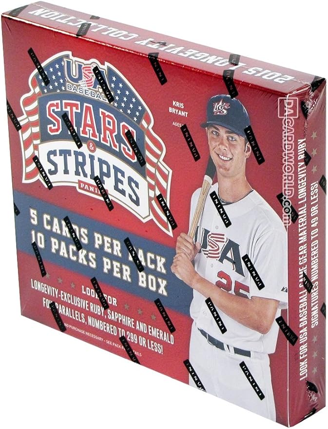 USA Baseball 2015 Stars &amp Stripes Trading Card RETAIL Box
