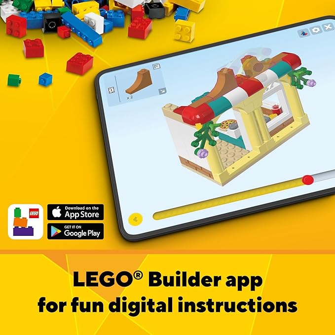 LEGO Creator Main Street 31141 Building Toy Set 3 in 1 Features a Toy City Art Deco Building Market Street Hotel Café Music Store and 6 Minifigures Endless Play Possibilities for Boys and Girls