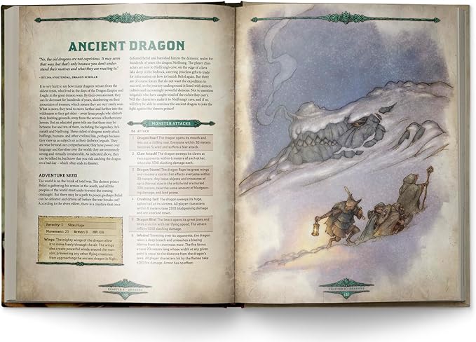 Free League Publishing Dragonbane: Bestiary RPG Supplement Book 63 Fantasy Adventure Roleplaying Creatures &amp Monsters Hardcover Adults Teens Ages 14+
