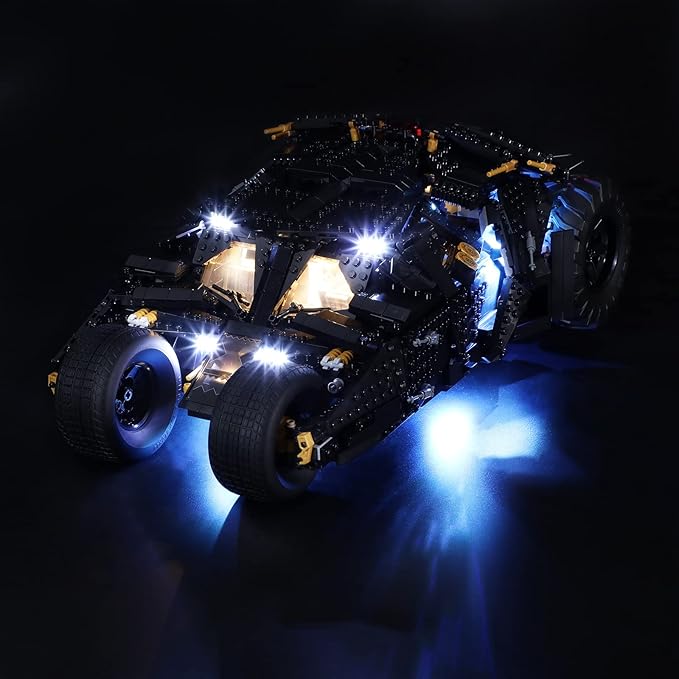 LED Light Kit Compatible with Lego Batman Batmobile Tumbler - Lighting Set for 76240 Building Model (Model Set Not Included)
