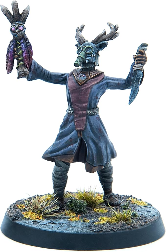 Modiphius Entertainment: Fallout: Miniatures - Cult of The Mothman: Clergy - 6 Figures Appalachia Wave Unpainted Resin Miniatures Tabletop Game