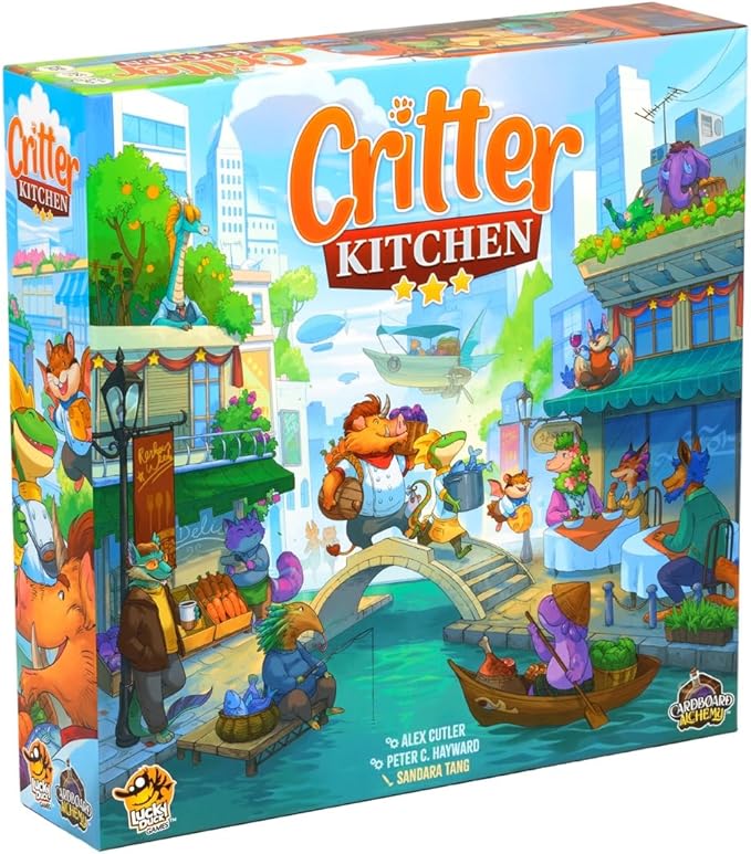 Lucky Duck Games Critter Kitchen | Strategy Game | Chefs Compete for a Restaurant Critic | 1-5 Players Ages 12+