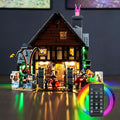 BrickBling LED Lighting Compatible with Lego 21341 Hocus Pocus: The Sanderson Sisters' Cottage Remote Control Version Light (Lights Only No Model)