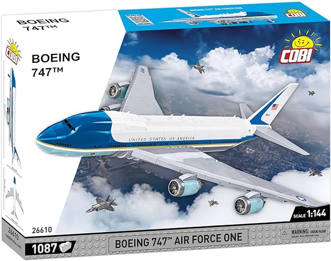 COBI Boeing 747 Air Force One Plane Building Set 1087 Pieces