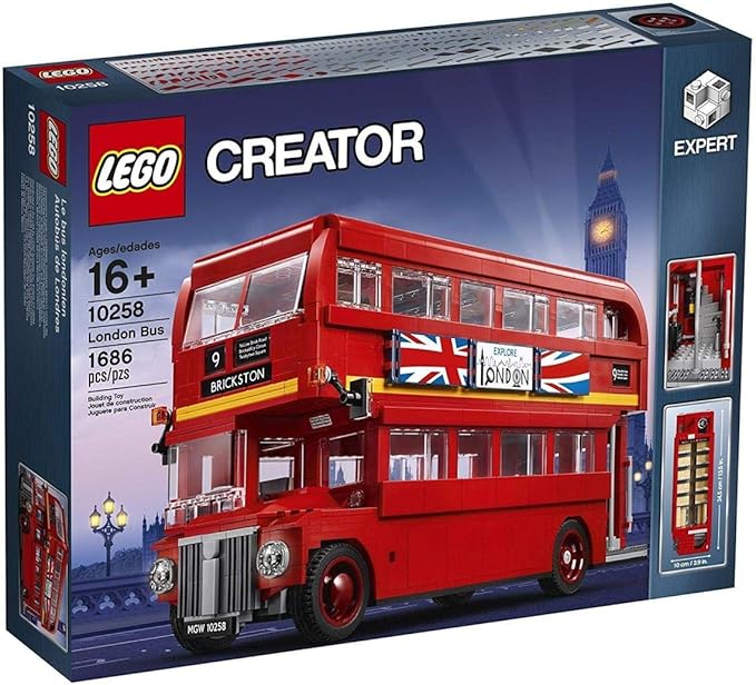 LEGO Creator Expert London Bus 10258 Building Kit (1686 Pieces)