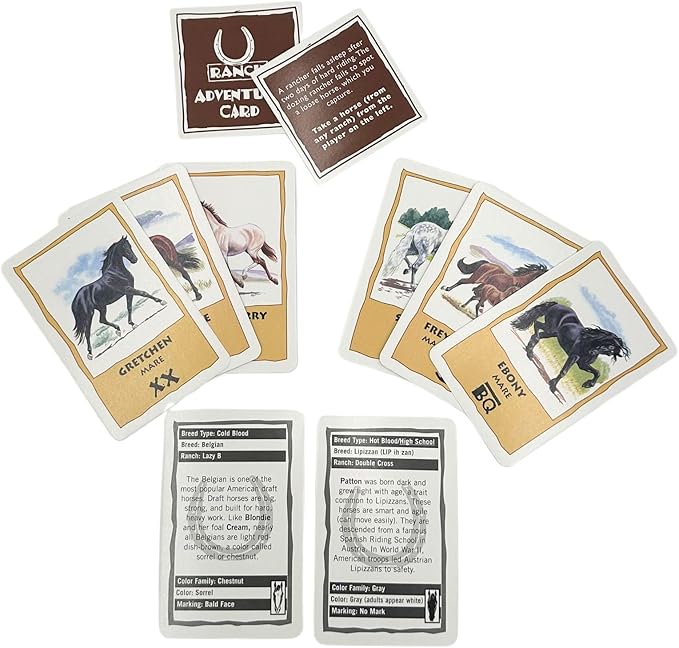 Herd Your Horses Game - Experience the Thrill of a Wild Horse Round-Up for 2-4 Players Ages 8+