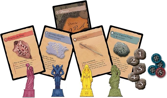 Renegade Game Studios Risk Godstorm: Ancient Civilization Strategy Board Game 382 Miniatures 2-5 Players Ages 10+