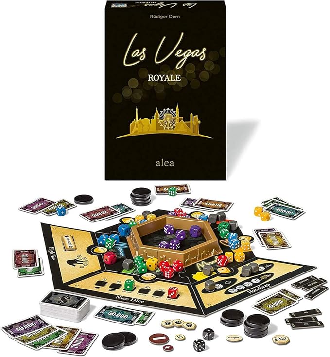 Ravensburger Las Vegas Royale Strategy Board Game for Ages 8 &amp Up - 20th Anniversary Edition Alea