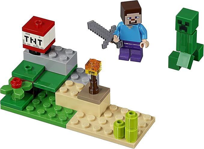 Lego Minecraft Steve and Creeper Polybag Set 30393 (Bagged) Toy