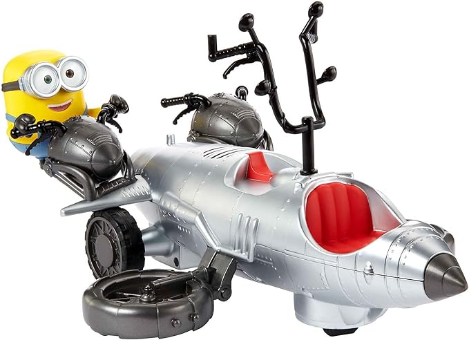 Mattel Minions Wild Rider Remote Control Vehicle with Minion Bob Action Figure For Kids 4 Years and Older