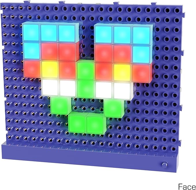 E-Blox Lite Blox STEM Builder Kit (30 Pieces) Colorful LED Lights Building Blocks Toy Set Great Science Project for Kids Birthday Gift Boys Girls 3+