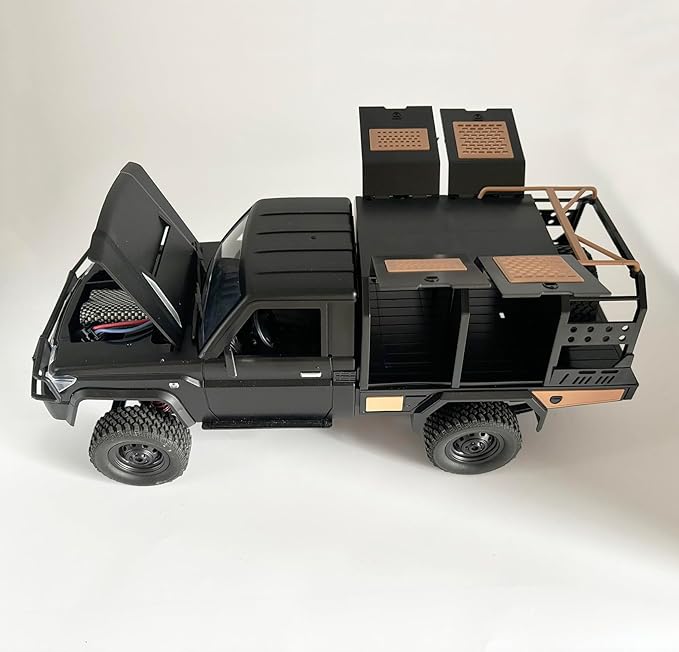RC Rock Crawler RC Truck 4x4 1/12 Scale Remote Control Crawler MN82S Toyota Land Cruiser Off Road Vehicle All Terrain Proportional Throttle Steering 280 Motor Upgraded Chassis Adult