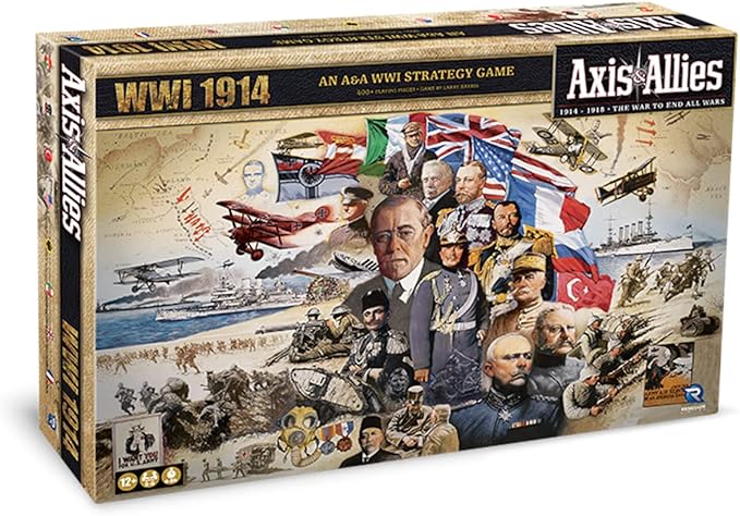Renegade Game Studios Axis &amp Allies: WWI 1914 Board Game Strategy Multiplayer War Game for 2-8 Players