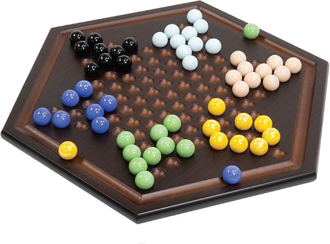 Merchant Ambassador Craftsman Deluxe Chinese Checkers Set