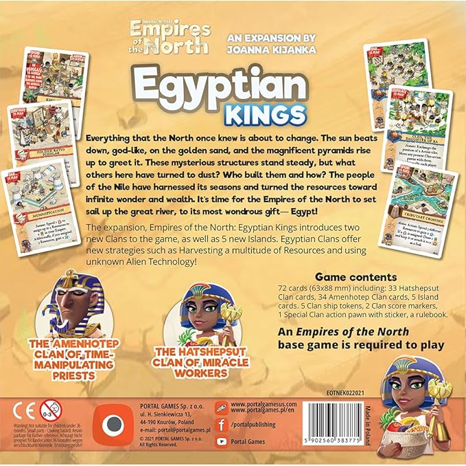 Portal Games Empires of The North Egyptian Kings