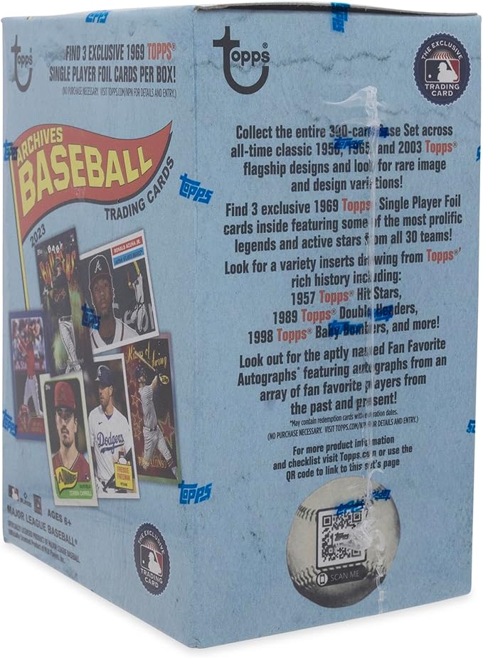 MLB Topps 2023 Archives Baseball Trading Card BLASTER Box [7 Packs]