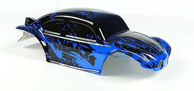 SummitLink Custom Body Compatible for 1/10 1/8 Scale RC Car or Truck (Truck not Included) (Muddy Blue Over Black)