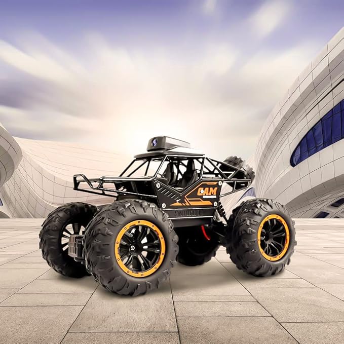 RC Car 1:18 Remote Control Car with Camera High Speed Alloy Off Road Truck Fast Racing Vehicle Electric Hobby Toy Car Gift for Boys Kids Teens Adults