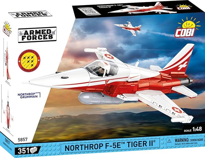 COBI Armed Forces Northrop F-5E Tiger II Aircraft Building Set 351 Pieces