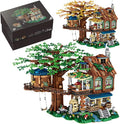 Mini Blocks Tree House Building Kit 4761PCS Idea Forest House Building Blocks Set DIY Mini Bricks Street View House Construction Model for Adult