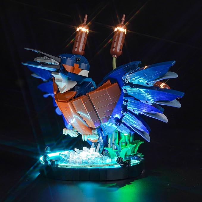 Upgraded Led Light Kit Compatible with Lego Kingfisher Bird Building Set Lights Decoration Lego 10331 (Model Not Included)