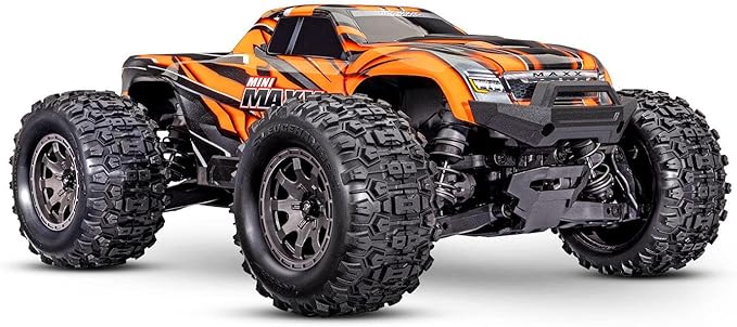 Traxxas TRA107154-1-ORNG Mini Maxx® BL-2s 30+ MPH RTR Monster Truck Orange Battery and Charger included