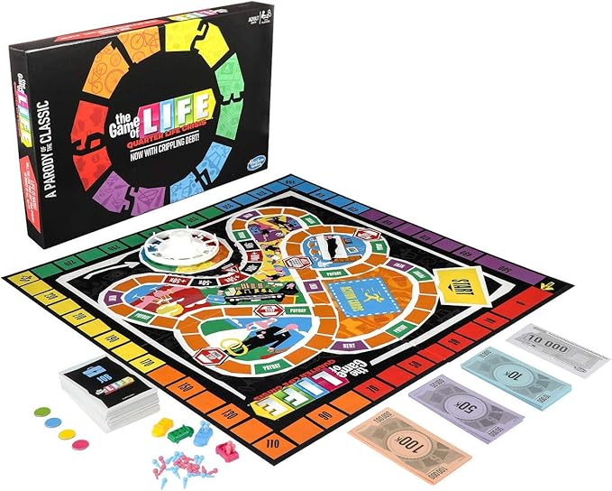 The Game of Life: Quarter Life Crisis Board Game Parody Adult Party Game