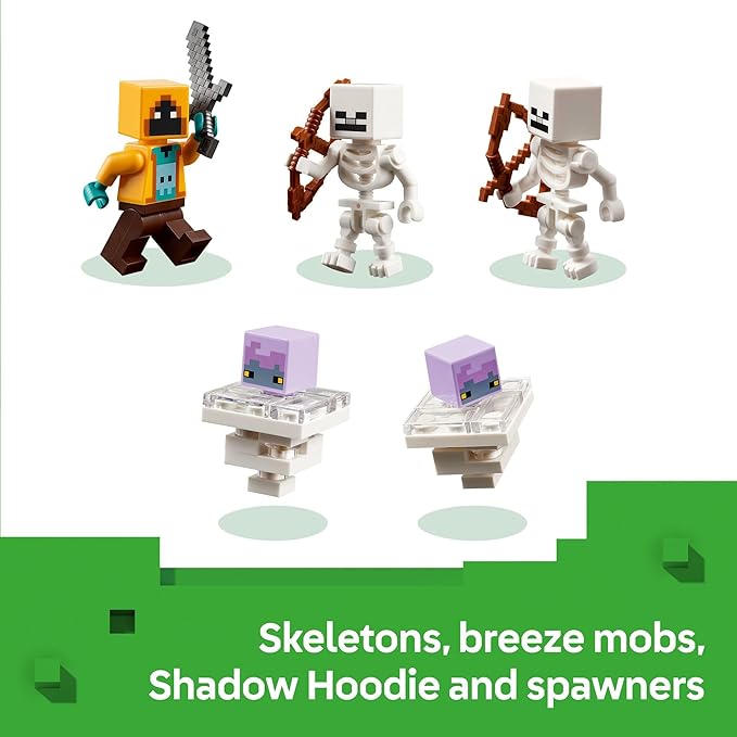 LEGO Minecraft The Trial Chamber Building Toy - Gamer Playset for Kids Girls and Boys Ages 8+ - Includes Shadow Hoodie Minifigure for Pretend Play - Gift Idea for Birthday - 21271