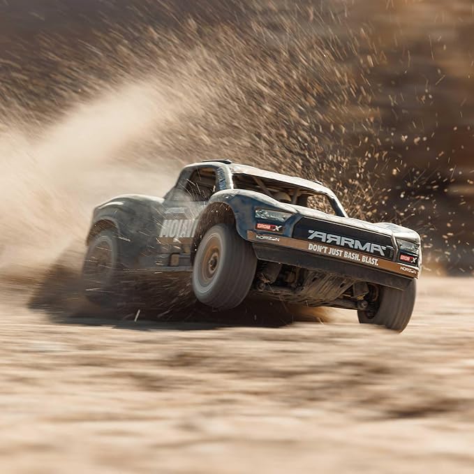 ARRMA RC Truck Mojave GROM 4X4 223S BLX BRUSHLESS Small Scale Desert Truck RTR (Battery and Charger Not Included) with DSC Black ARA2304T1