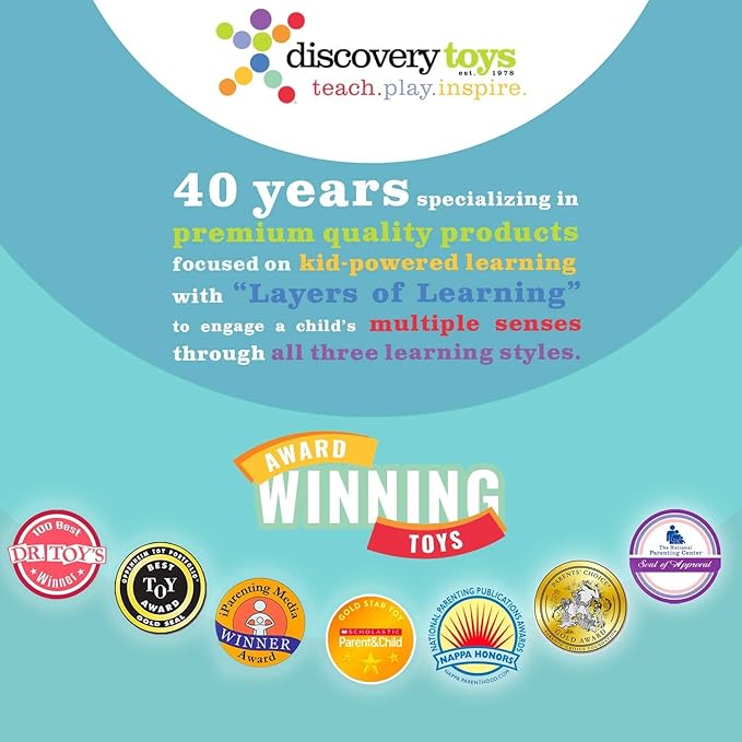Discovery Toys MARBLEWORKS Marble Run Starter | Kid-Powered Learning | STEM Educational Building Block Toy Learning &amp Childhood Development 5 Years Old and Up