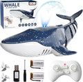 2.4Ghz Remote Control Whale Shark Toys for Boys Kids 1:18 Scale High Simulation Whale Shark for Pool Electric RC Shark Fish Toys with Light &amp Spray Water Function for 4 5 6 7 8 9 Year olds Kid