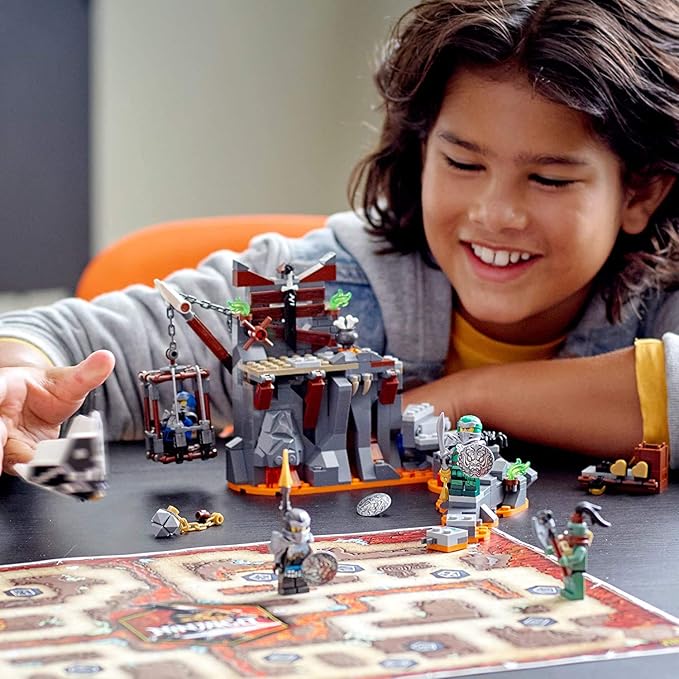 LEGO NINJAGO Journey to The Skull Dungeons 71717 Ninja Playset Building Toy for Kids Featuring Ninja Action Figures (401 Pieces)