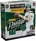 2023 Panini Prestige Football Trading Card Mega Box - 42 Football Cards - Looks for rookies Like CJ Stroud Will Levis Anthony Richardson Bryce Young and More!