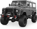 DOUBLE E 1/8 Land Rover Defender D110 RC Crawler Truck 4x4 Offroad Hobby Grade with 550 Motor for Adults E101