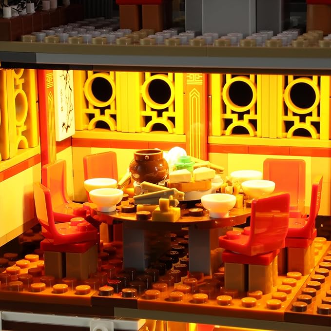 BRIKSMAX Led Lighting Kit for Lego-80113 Family Reunion Celebration - Compatible with Lego Spring Festival Building Set- Not Include Lego Set