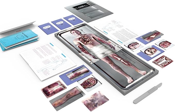 Endless Games Manner of Death | True Crime Autopsy Game | Forensic Investigation Mystery with 3 Unique Cases | 2-5 Players Ages 14+