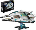 Spaceship Building Blocks Set for Boys Ages 8-12 STEM Space Toys for Kids to Assemble a Space Shuttle with Light Best Present for Boys and Girls Aged 8+ (739PCS)