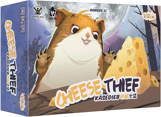 Cheese Thief Board Game | Party Game for Family to find Out who Steal The Cheese | Hidden Roles &amp Bluffing | Ages 8+ | for 4 to 8 Players | 10-Minute Playtime