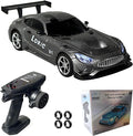 LDRC LD4301 1:43 Scale RC Drift Mini Car 2.4G Remote Control Car with Alloy Shell Built-in Gyroscope Mini Desktop Racing Vehicle for Indoor/Outdoor Play (Grey)
