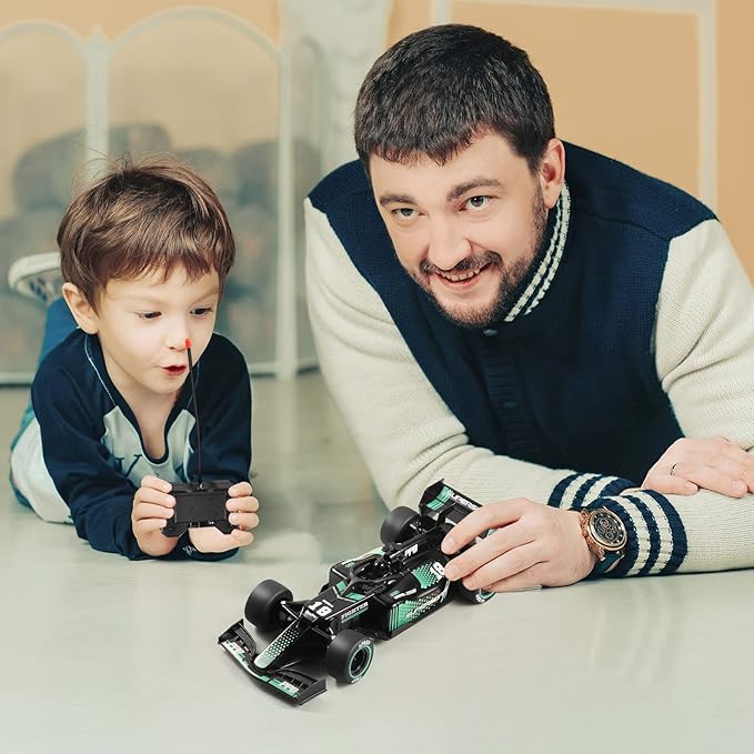 F1 Remote Control Car 1:18 Rc Car for Boys Toys Age 6-8 Model RC Drift Cars Display Scale High-Speed Fast Hobby Racing Batteries Rotating Toy Birthday Gift for Ages 8-13