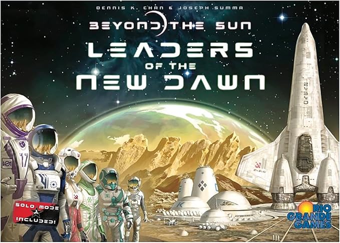 Rio Grande Games Beyond The Sun Leaders of The New Dawn - Space Civilization Board Game Expansion 1-4 Players Ages 14+