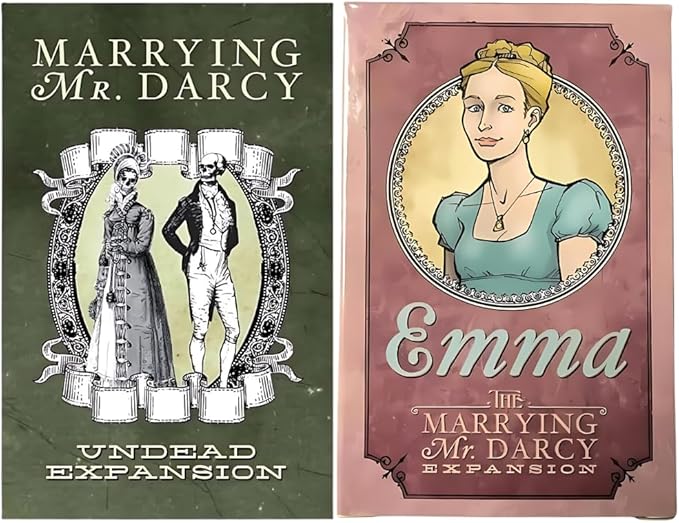 Marrying Mr. Darcy Board Game Bundle - Undead Expansion and Emma Expansion (2 Items)